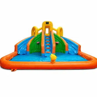 Tobogan Gonflabil Cu Piscină Double Splash