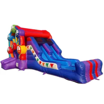 Tobogan Gonflabil Cu Spațiu Joacă Moara Colorată