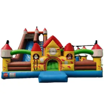 Tobogan Gonflabil Cu Spațiu Joacă Castelul Fermecat