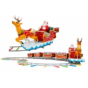 Trenuleț pe șină tematic de Crăciun – 18 locuri