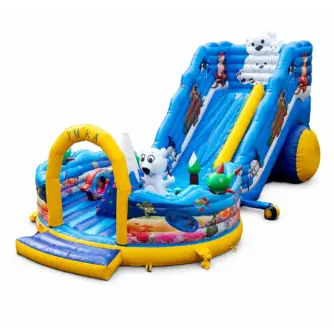 Tobogan gonflabil tematic Polar Adventure