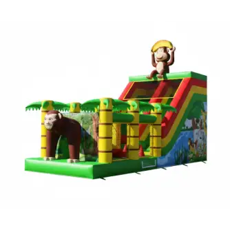 Tobogan Gonflabil Jungle Monkey Adventure