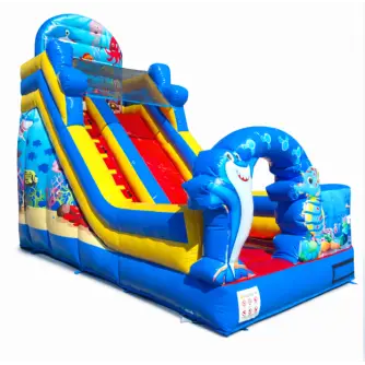 Tobogan Gonflabil Blue Ocean Splash