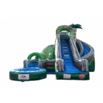 Tobogane gonflabile cu piscina