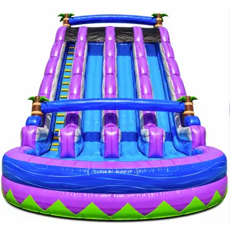 Tobogan gonflabil cu piscină Jocul Valurilor