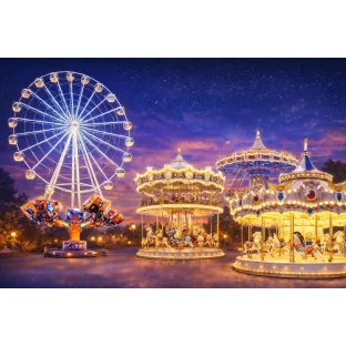 Carusele si echipamente parcuri distractie